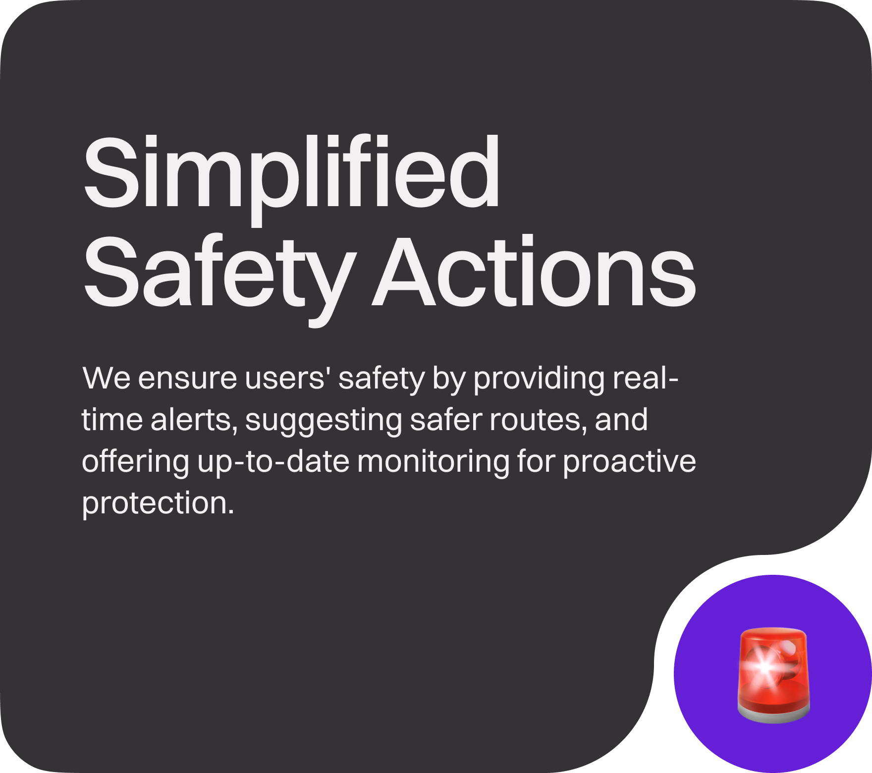 Simplified Safety Actions